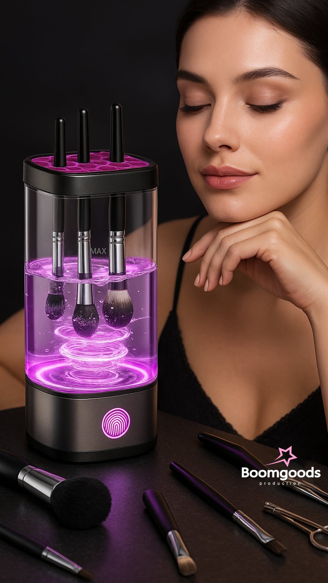 LustraGlow™ The Ultimate UV & Dry Brush Care Station